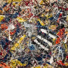 Un groviglio di colori vibranti: giallo, blu, rosso e bianco si intrecciano in un'esplosione di energia. Un'opera che potrebbe far parte de i 10 quadri più costosi al mondo.