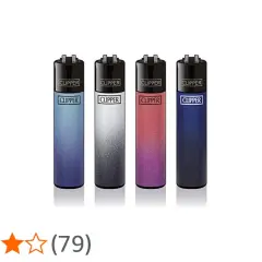 Quattro accendini Clipper con sfumature di colore uniche, un vero tesoro per collezionisti, forse il clipper più costoso al mondo.