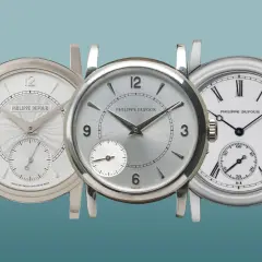 Tre orologi di lusso Philippe Dufour, ognuno con un quadrante unico, mostrano l'artigianato svizzero.