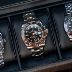 Tre orologi Rolex in una scatola, un'attesa che vale la pena.