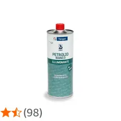 Lattina di petrolio bianco illuminante Target, ideale per trattare il legno.