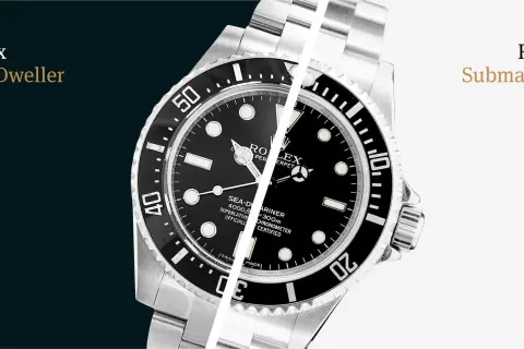 Confronto tra Rolex Sea-Dweller e Submariner, due icone subacquee.