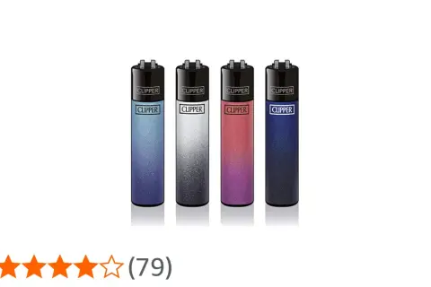Quattro accendini Clipper con sfumature di colore uniche, un vero tesoro per collezionisti, forse il clipper più costoso al mondo.