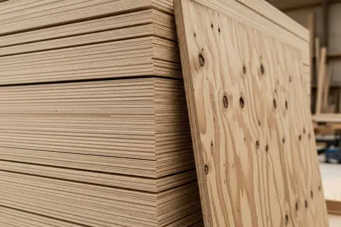 Pannelli di compensato impilati, una soluzione pratica e legno più economico per ogni progetto.