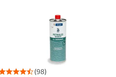 Lattina di petrolio bianco illuminante Target, ideale per trattare il legno.