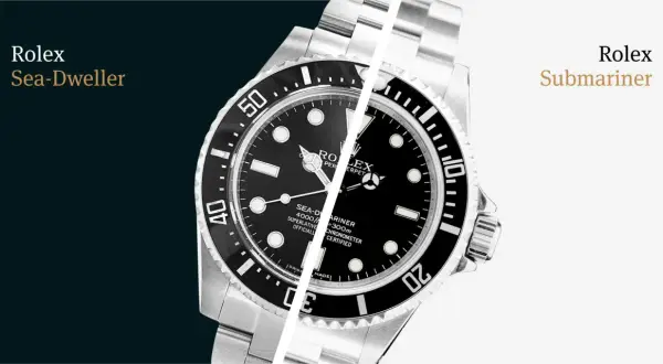 Confronto tra Rolex Sea-Dweller e Submariner, due icone subacquee.