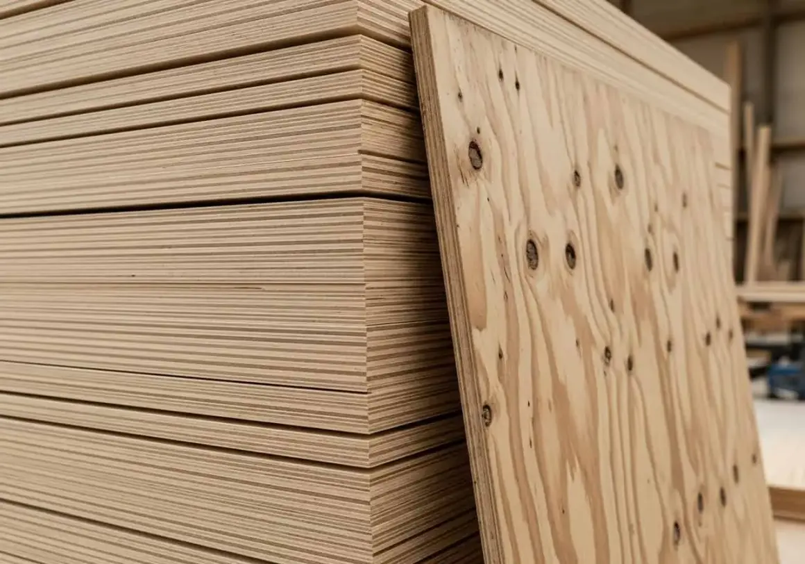 Pannelli di compensato impilati, una soluzione pratica e legno più economico per ogni progetto.