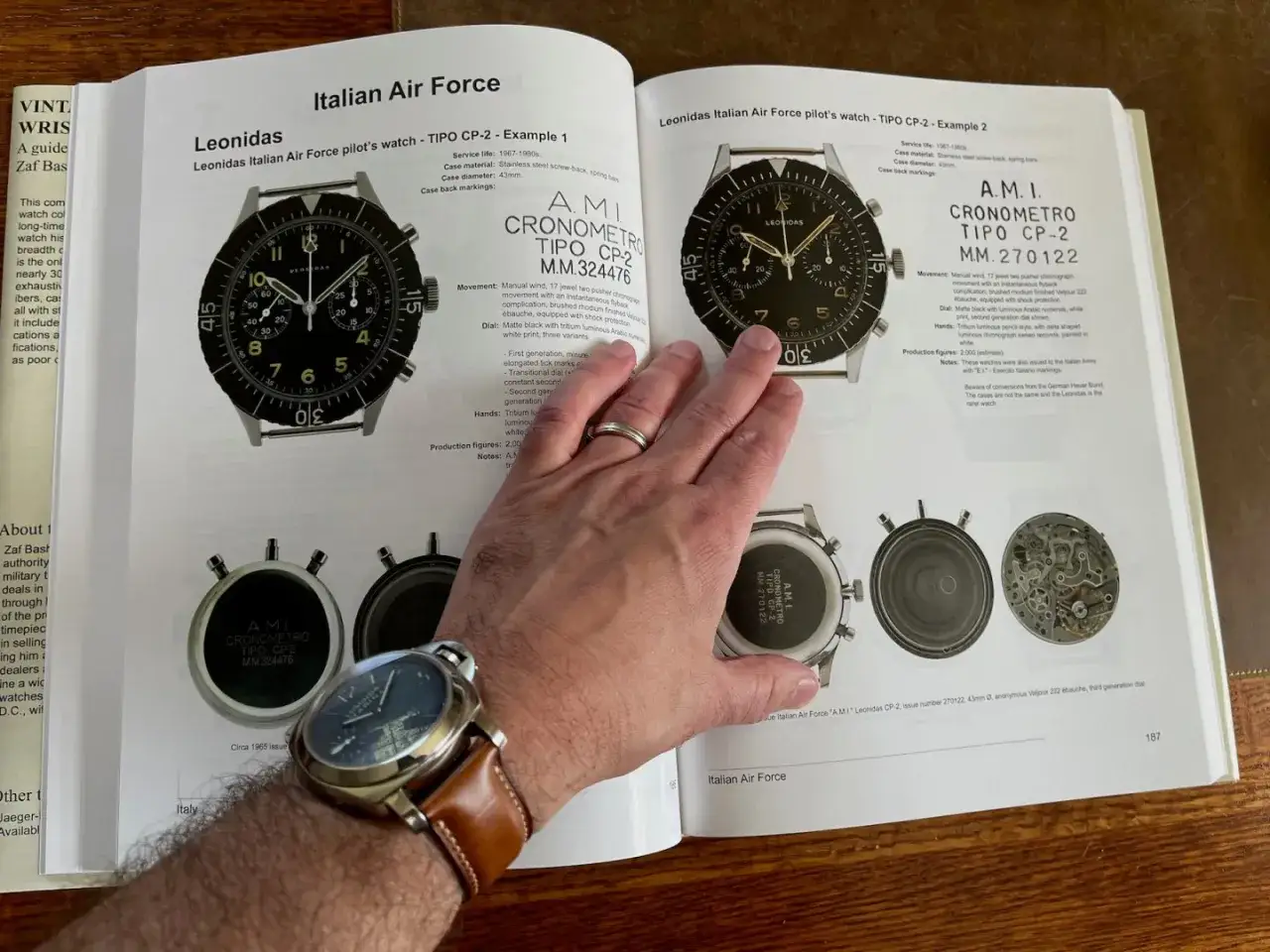 Orologi militari famosi: cronometri Leonidas AMI CP-2 per l'Aeronautica Militare Italiana.