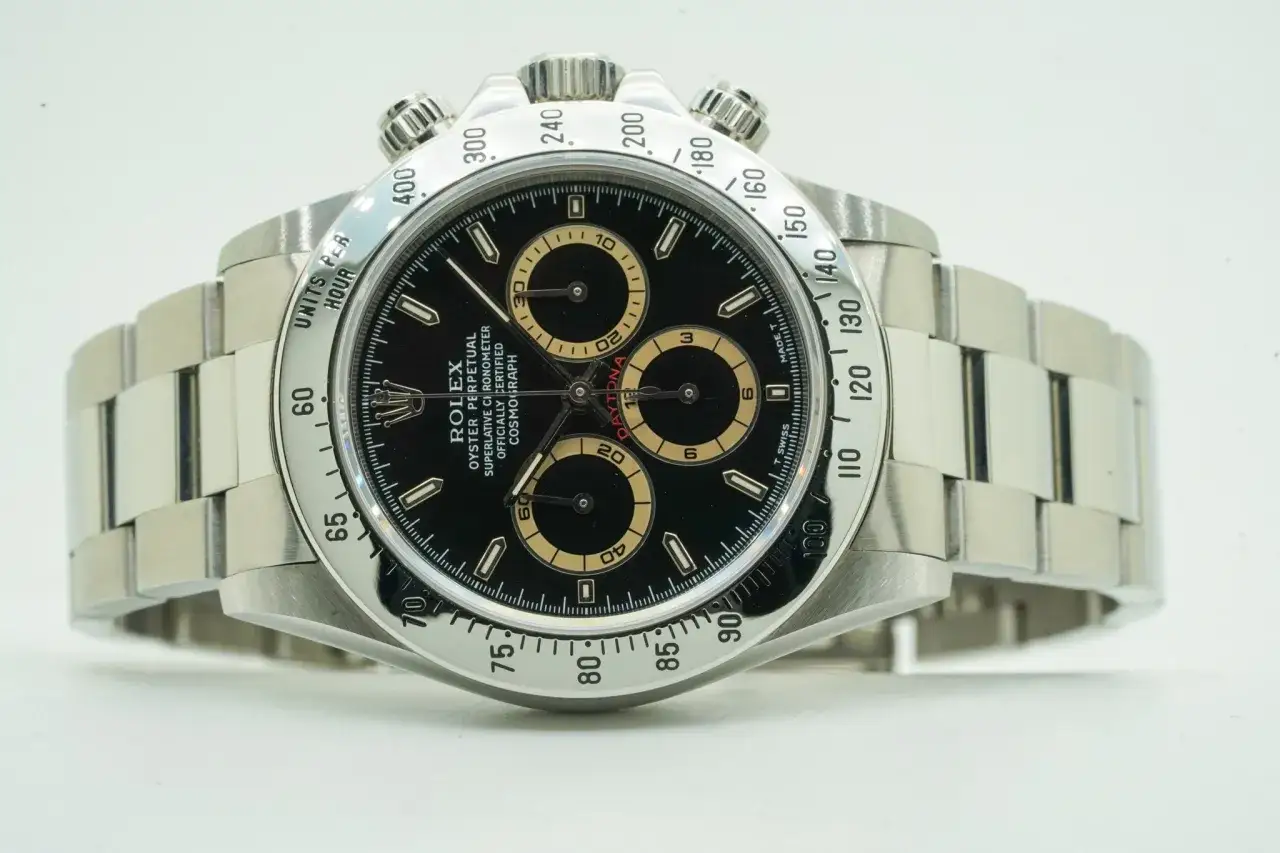 Rolex Daytona Zenith, un pezzo di storia con il suo iconico 6 rovesciato.